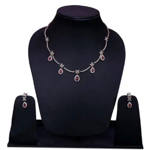 Shining Angel Brass Jewel Set (Multicolor)
