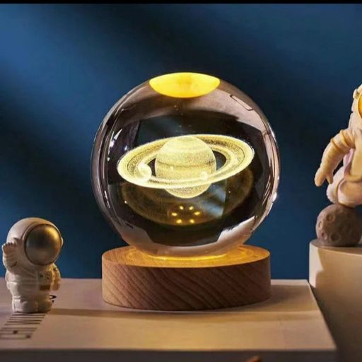 3D saturn Ball Night lamb , solar system ball night lamb