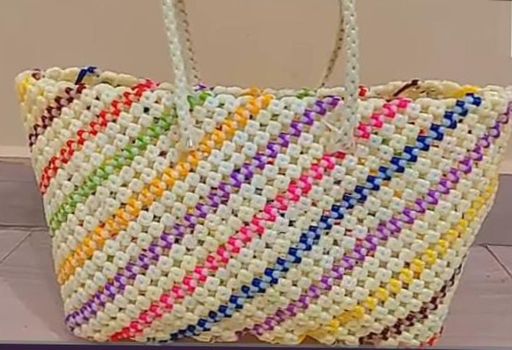 multi colour wire basket