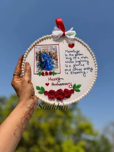 Soukhin Annivarsery gift handmade customize 