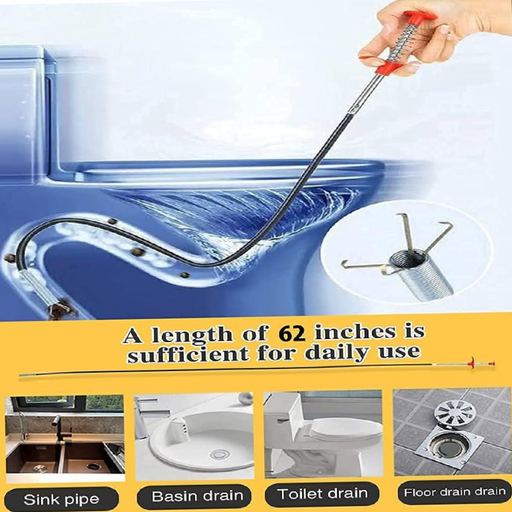 Drain Pipe Cleaning Spring