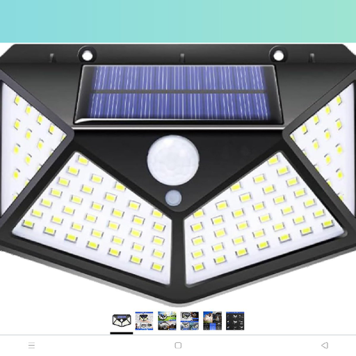 Solar Motion sensor light