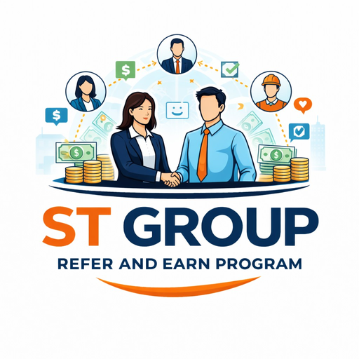 ST GROUP JOB REFFER EARN MONEY 