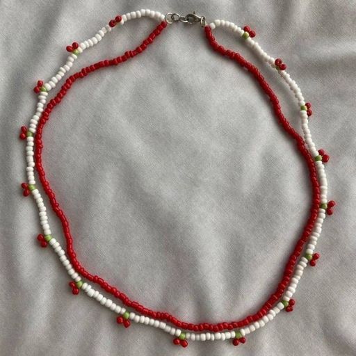 Duo-Tone Beaded Necklace