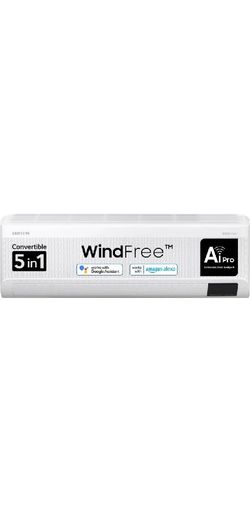 SAMSUNG Convertible 5-in-1 Cooling 2024 Model 1.5 Ton 3 Star Split Inverter WindFree Technology AC with Wi-fi Connect  - White 
