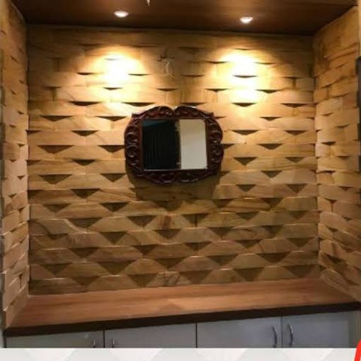 Accelerate Teak Bracker Decorative wall cladding 