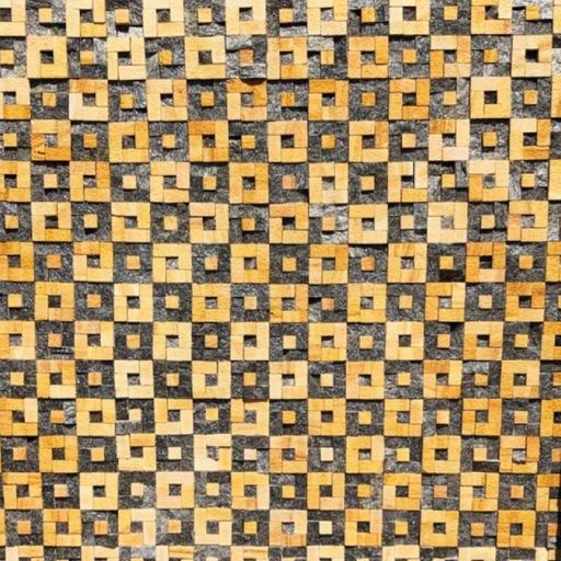 Teak Stone Galaxy Mosaic For Home Interior 