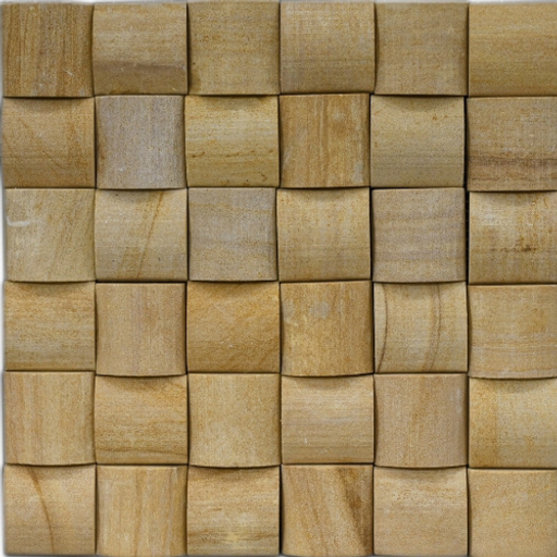 Teak Sahara Natural stone wall cladding 