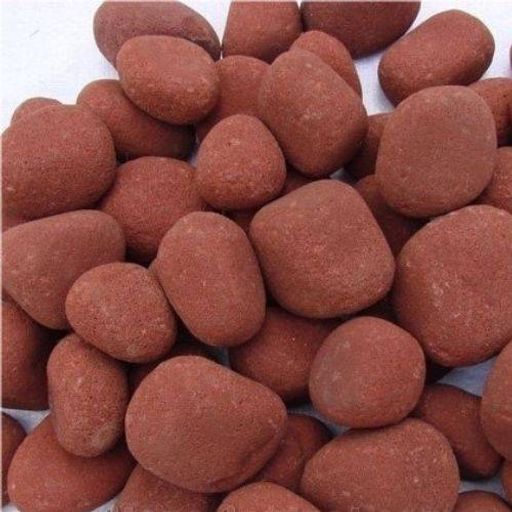 Dholpur Red Stone Pebble Accent Decor