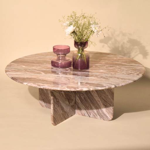 Moon coffee Marble Table fantasy brown stone