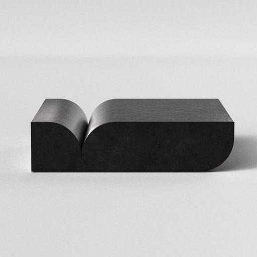 BLACK MARBLE COFFEE TABLE 