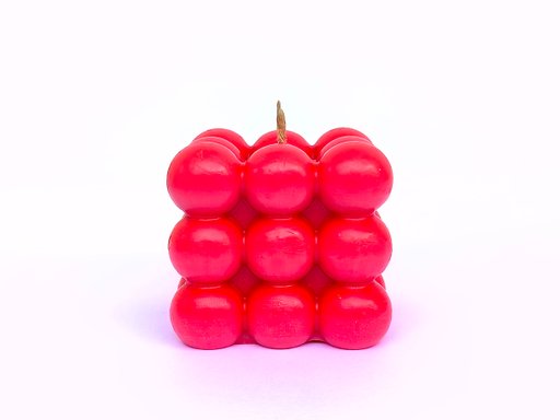 BUBBLES BLOCK CANDLE (L) 