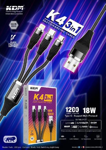 k4 3 in 1 cable