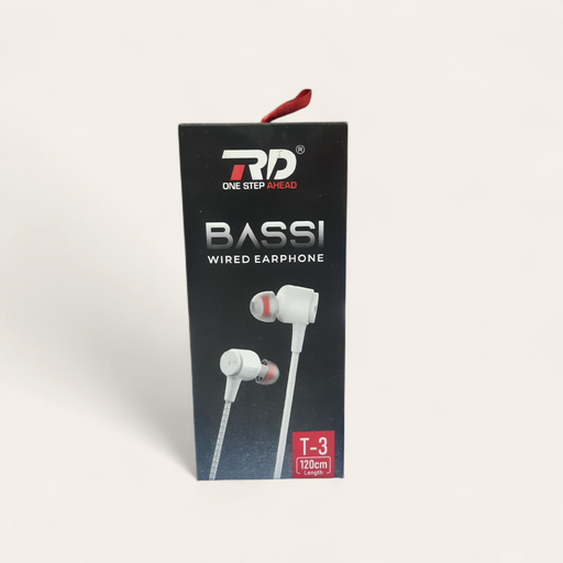 RD BASSI WIRED EARPHONES