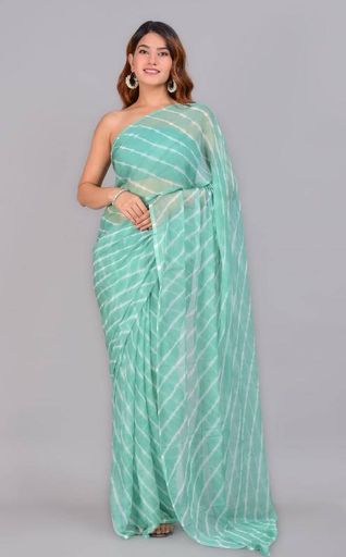 CHIFFION JAIPURI SAREE