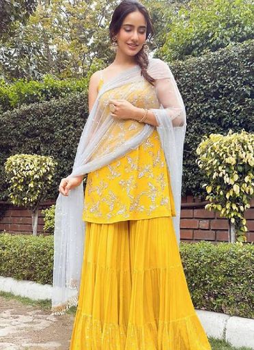  SIMPLE SHARARA DRESS