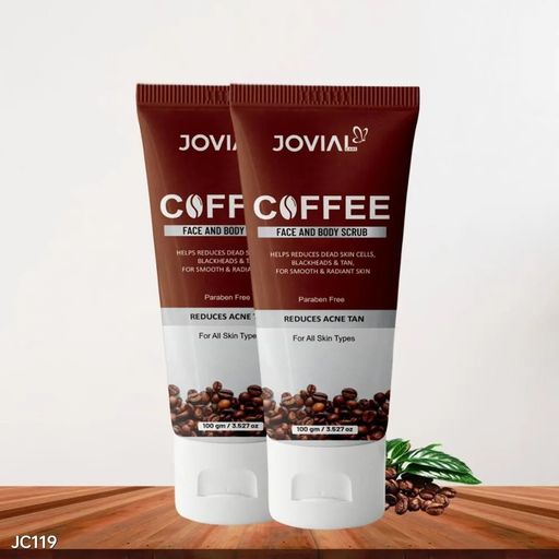 jovial coffee face and body scrub 