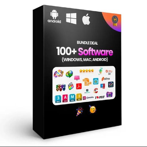 100 Premium Lifetime Software Unlimited Bundle (Win, Mac, Android, ) Non RefundableSale!🔍