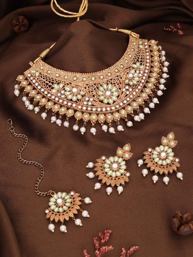Mendi Gold Plated Graceful Trend Setting Coker Set