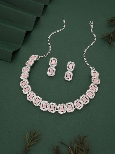 Enchanted Twilight Zircon Stone Western Necklace Set