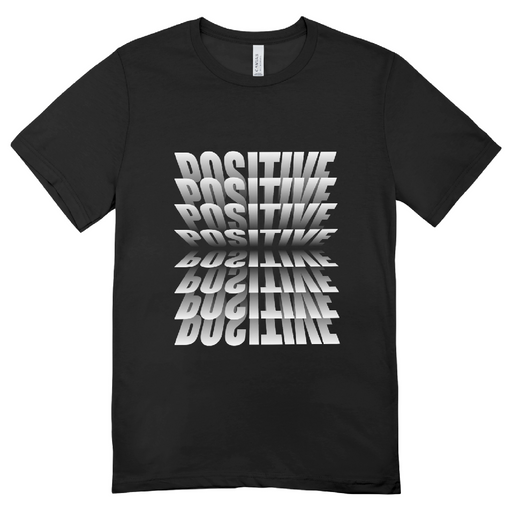 Positive Vibes Optical Illusion T-Shirt