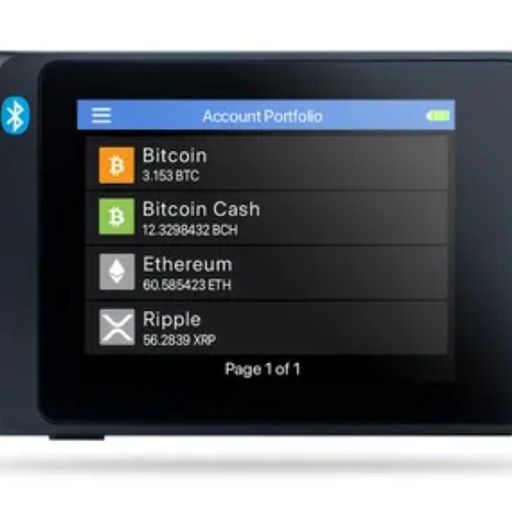 SecuX W20 Cryptocurrency Hardware Wallet Bluetooth