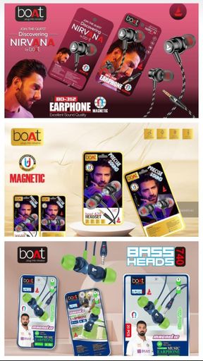 boat wired magnetic earphone