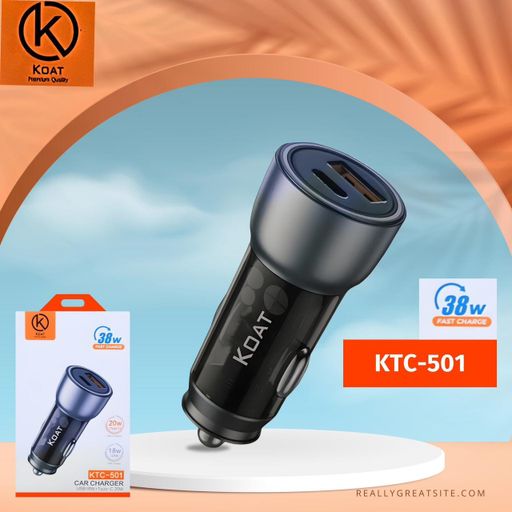 Koat 38W Car Charging Adaptor