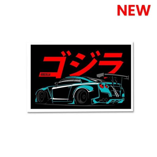 Godzilla Car Sticker 