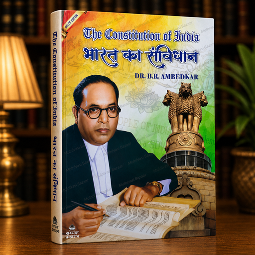 Bharat Ka Samvidhan | Golden | Hindi & Engliah Mix Book | Dr. B. R. Ambedkar | Samyak Prakashan