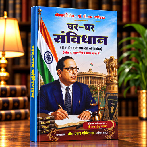 Ghar-Ghar Samvidhan | Hindi Book | Dr. B. R. Ambedkar | Bheem Prawah Publication