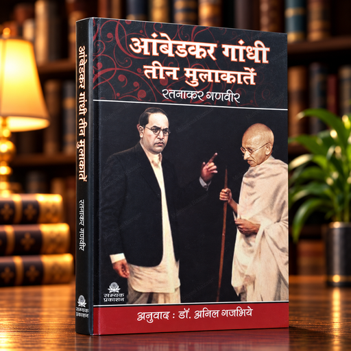 Ambedkar Gandhi Ki Teen Mulakatein | Hindi Book | Tatkalin Ratnakar Ganvir | Samyak Prakashan