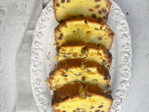 SAFFRON SLICE CAKE 