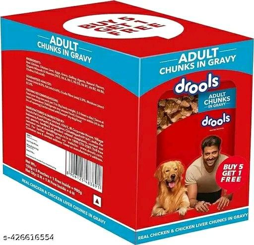 Drools Wet Dog Food 6 Packs