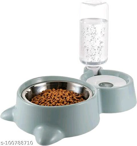 Food And Water Feeder Set For Dogs And Cats
