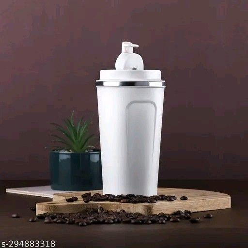 Smart Vacuum Insulated Coffee Tumbler with LED Display
