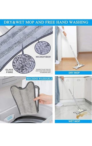 A-X MOP Flat Mop (Grey)