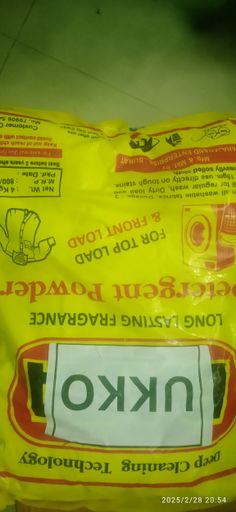 cloth washing powder