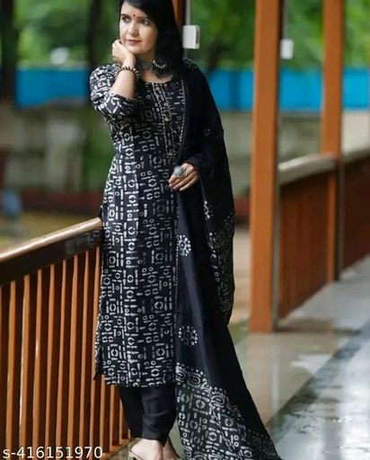 Piludi Fashion Women Viscose Rayon Kurta Pant Set