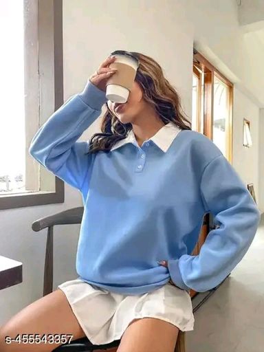 ADYK Cozy Fleece Round Neck Sweatshirt - Winter Fashion Essential :...