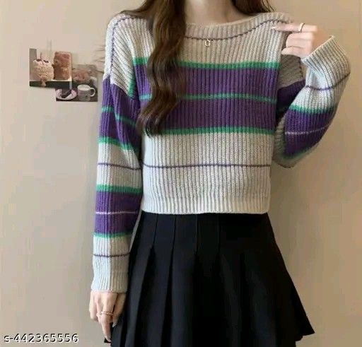 Imported knitted sweater
