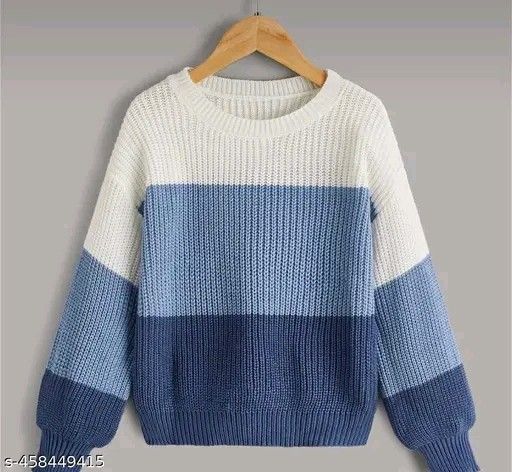 Full sleeve multicolour sweater