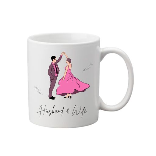Wife and Husband Custom Mugs