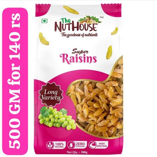 Nuthouse Raisins Kishmish 500 GM 
