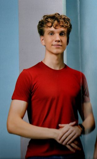  Tisont Men solid round neck cotton Red tshirt 