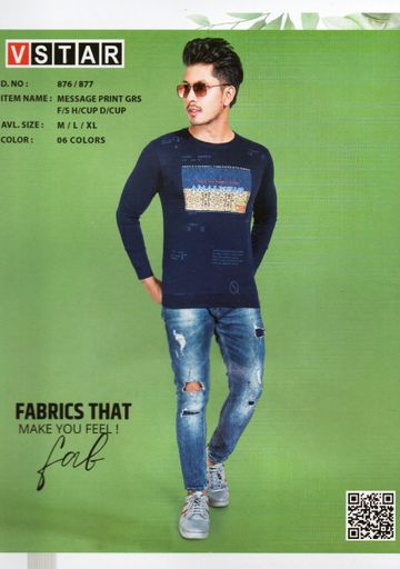 vistar Man round neck full sleeve T-shirt XL