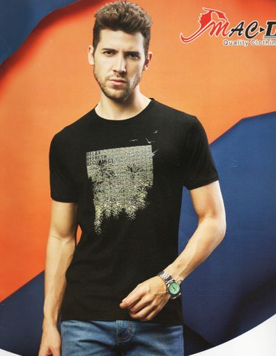 Mac-D Premium T-shirt Round Neck cotton Multi colour 