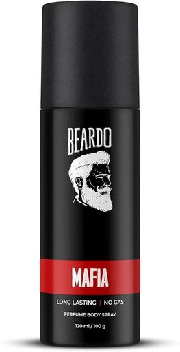 Beardo Mafia Perfume Body Spray for Men, 120ml | Oriental, Woody Notes No Gas Deo Long Lasting | Date night Deodorant for Men | Body Deo Gift for men | Gift For Brother | Gift For Friends