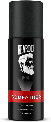 Beardo Godfather Perfume Deo Spray for Men, 150ml | Citrus Aromatic Spicy | Body Spray Deodorant For Men | Deo For Men | Long Lasting Perfume | Gift for Men | Gift For Friends | Gift for Men