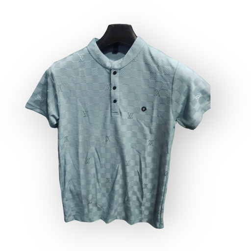 ZHONG SOU Regular Fit Mandarin Collar Tshirt 